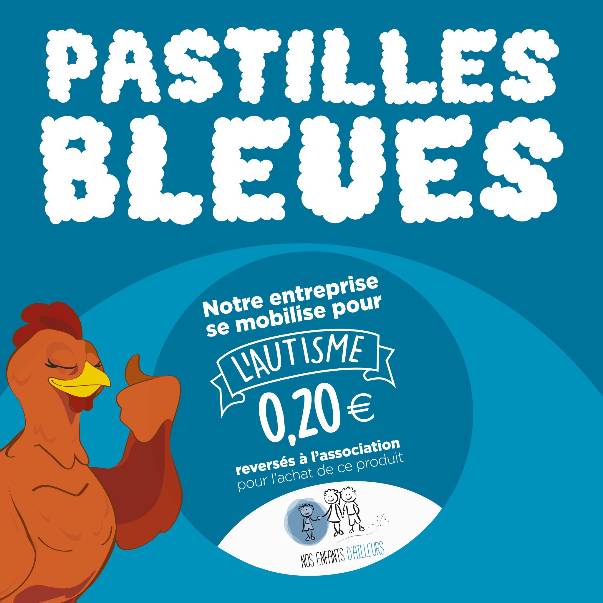 Pastilles bleues